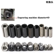 Best Offers 1pcs High Precision Adapter collet shank CNC router tool Adapters holder 12.7mm change to 6.35mm/ 8-6.35/ 8-6/ 12.7-8mm 6mm size