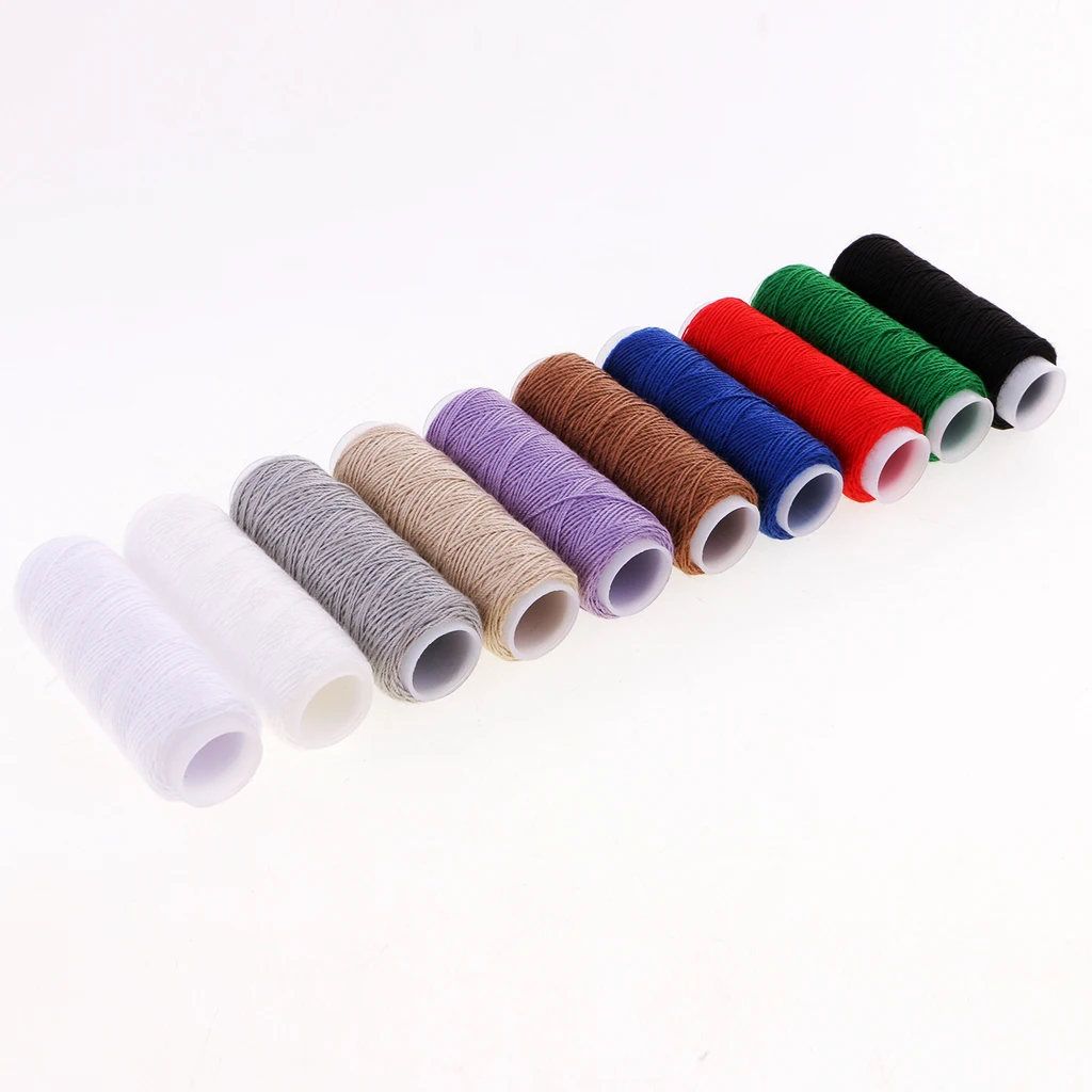 New 10 Spools Leather Jeans Sewing Thread Strong for Hand / Machine Home DIY Jeans Denim Leather Canvas Sewing Tools Supplies