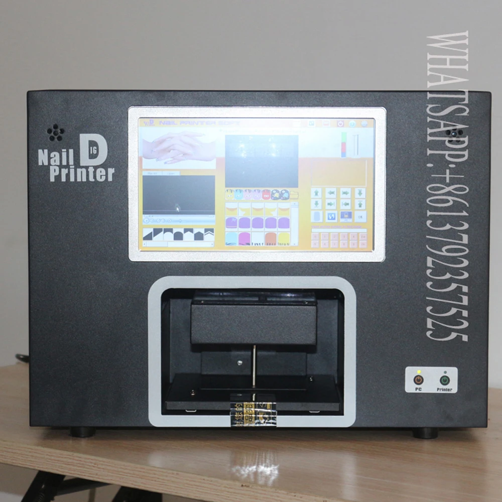  screen nail art machine digital nail art printer computer inside and support images printing