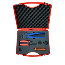 A2546-5D2 электроинструменты набор с MC3, MC4 разъемы tyco MC4 гаечный ключ для солнечных батарей Многофункциональный клещи для снятия изоляции ящик для инструментов