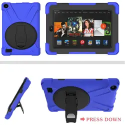 Для Kindle Fire 7 2017 Дети Baby Safe Броня противоударный Heavy Duty Силиконовый Футляр чехол для Amazon Kindle fire 7 дюймов