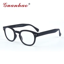 Guanhao, классическая черная оправа, Ретро стиль, весенние очки для чтения, круглые очки для чтения, мужские и женские, унисекс, диоптрийные очки для пресбиопии