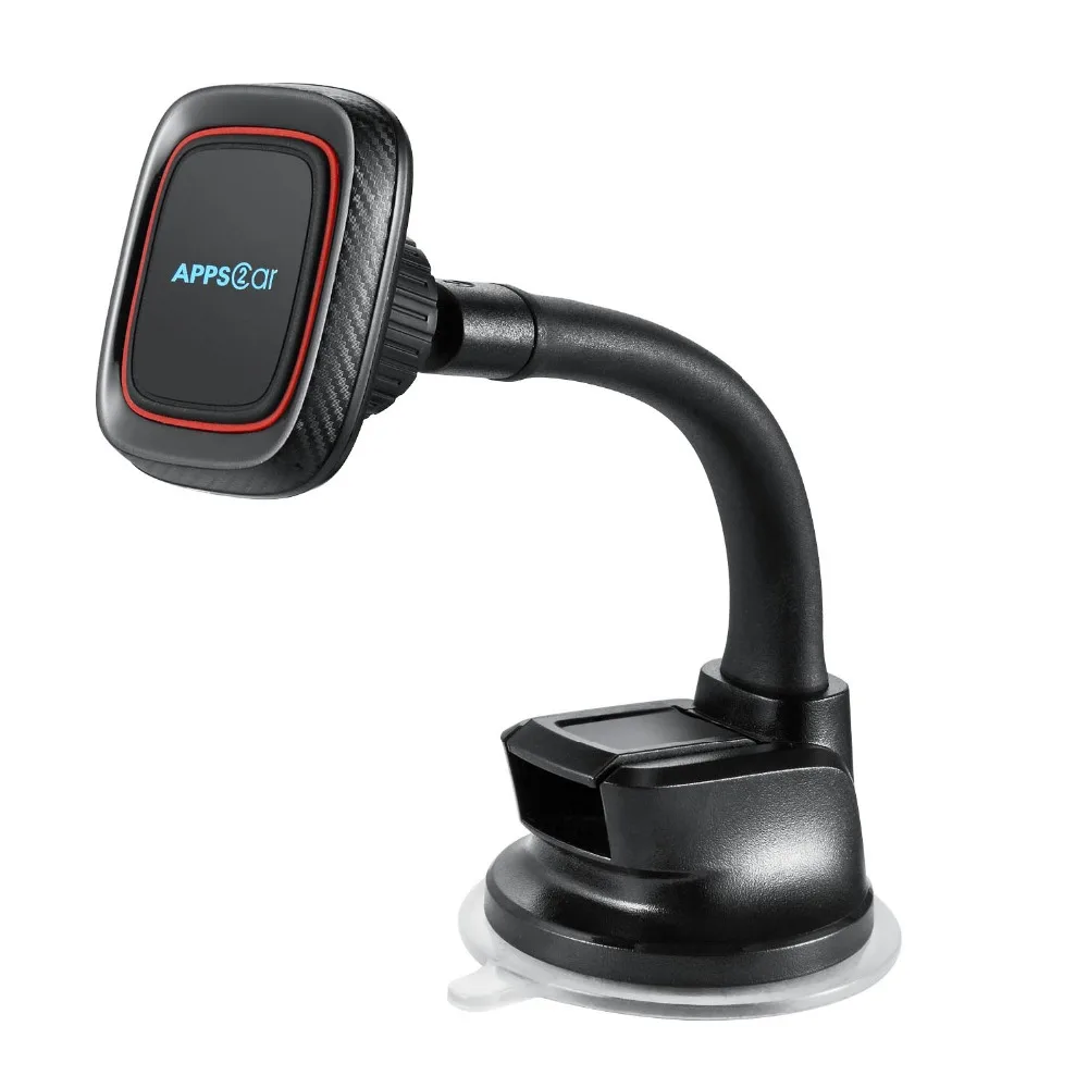 

Ultimate Flexible Arm Magnetic Dash Mount Windshield Phone Holder w/Strong Sticky Suction Cup for iPhone X 8 7 Plus 6S Plus