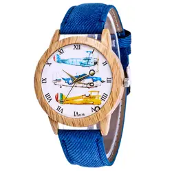T175-N Для женщин кварцевые часы джинсовый ремень высокого качества модные креативные женская одежда часы для дропшиппинг montre femme 2018