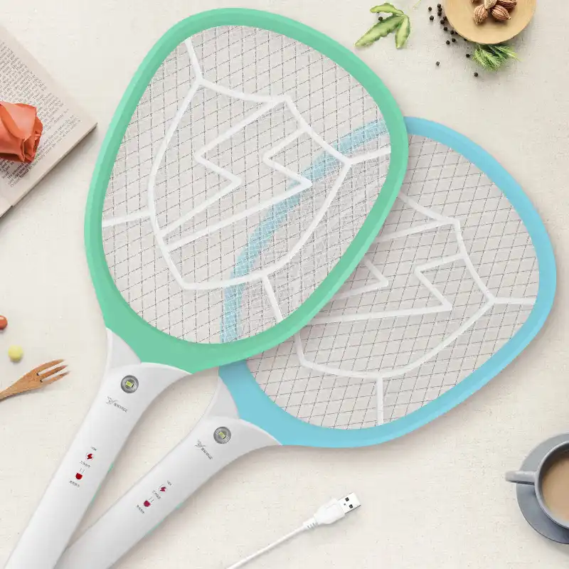 Gjyia USB Charge Elektrische Fliegenklatsche Teleskop Moskito Killer Insect Reject Racket BL