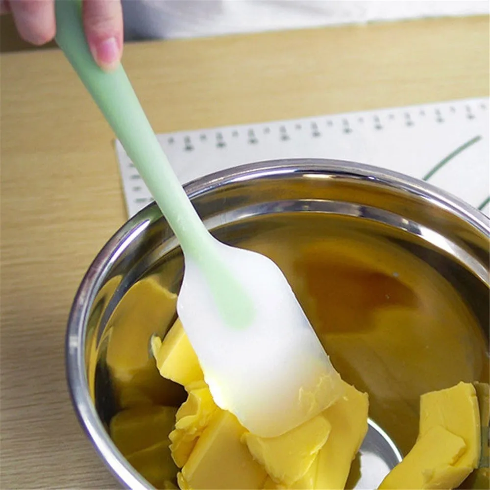 1 Pcs KECTTIO Food Grade Translucent Silicone Cake Cream Butter Spatula Pastry Cake Baking Scraper DIY Baking Smoother Tools 1 Pcs KECTTIO Food Grade Translucent Silicone Cake Cream Butter Spatula Pastry Cake Baking Scraper DIY Baking Smoother Tools