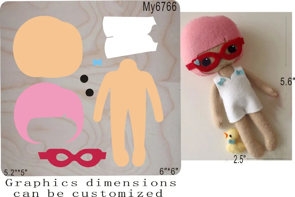 Pink hair girl die cutting &amp Wooden dies/MY/ Scrabooking | Дом и сад