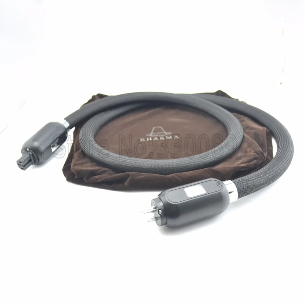 

Kharma Enigma Extreme Signature audio power cable with US/EU power plug power cord cable for CD AMP