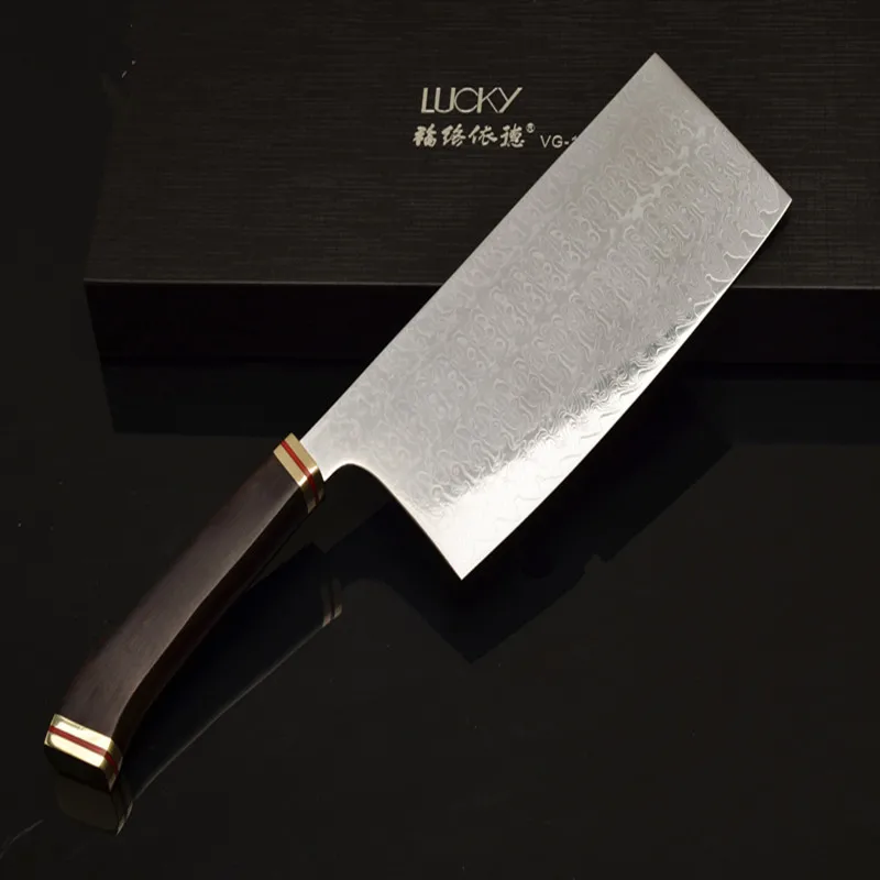 

Chinese Kitchen Knife Japanese VG10 Damascus Chef Knife Cleaver Cutting Meat Chopping Filleting Slicing Cooking Tools Knives 47