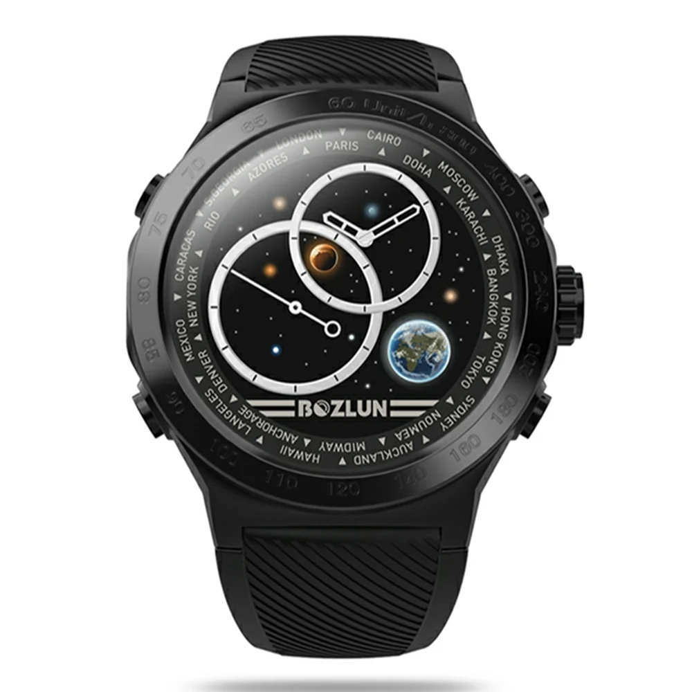 

W31 IPS Stainless Steel Bezel GPS Heart Rate Sleep Monitor Sports Mode Super Large Battery Fitness Tracker Remind Smart Watch