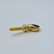 10 шт. винтовое крепление изогнутая Шея краска золото длинная большая удобная ручка альт тенор саксофон запчасти