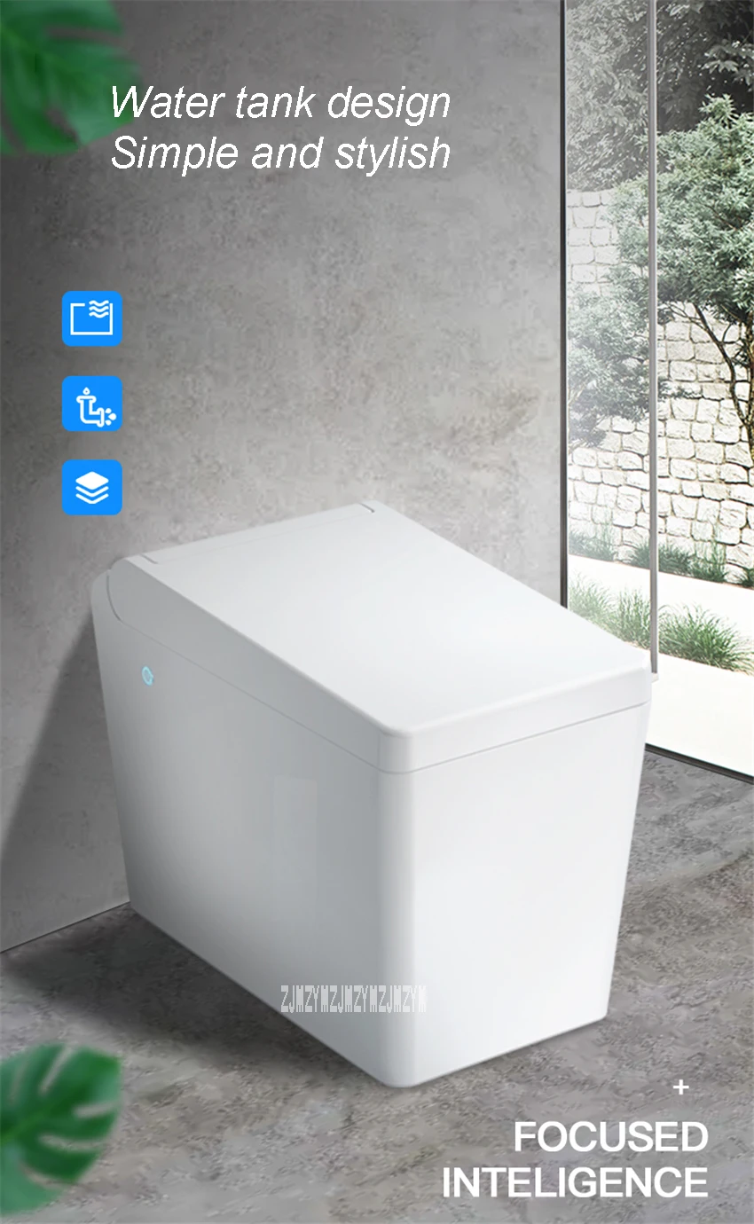 E-D201 полностью Автоматический встроенный Туалет высококачественный электрический умный туалет портативный бытовой умный туалет 110 В/220 В 80
