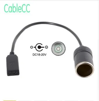 

USB 3.1 Type C USB-C to Car Receptacle Charger Cable 20V 100W Auto Interior Accessories
