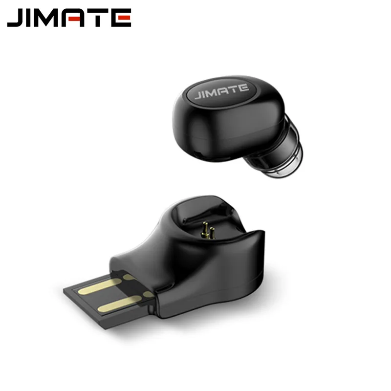 Jimate стерео наушники беспроводные вкладыши Bluetooth 4 1 мини невидимый наушник с