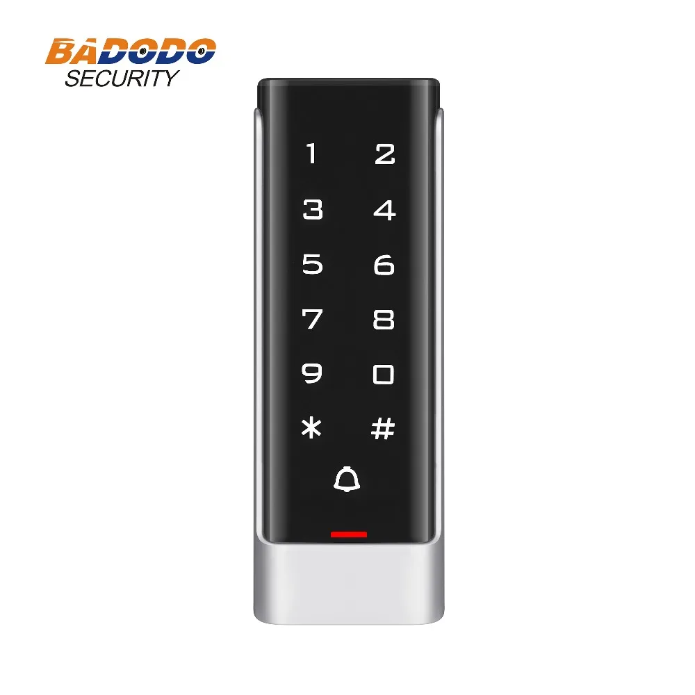 

waterproof IP68 metal case touch keypad standalone access controller reader T1101 support 125KHz RFID EM card