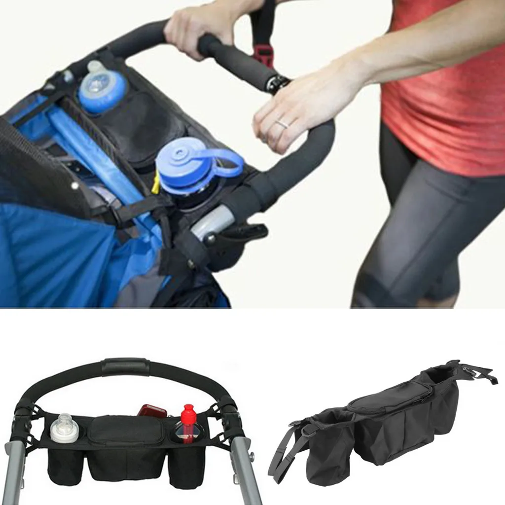 

Baby Carriage Pram Buggy Stroller Organizer Cart Cup Bag Baby Stroller Cup Holder Baby Bottles Stroller Accessories #QFRE5