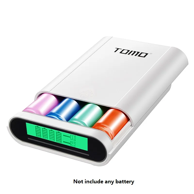 accessory DIY External Mobile Power Bank case smart LCD screen 4 x 18650 Li-ion Battery chargers USB intelligent battery charger accessory DIY External Mobile Power Bank case smart LCD screen 4 x 18650 Li-ion Battery chargers USB intelligent battery charger