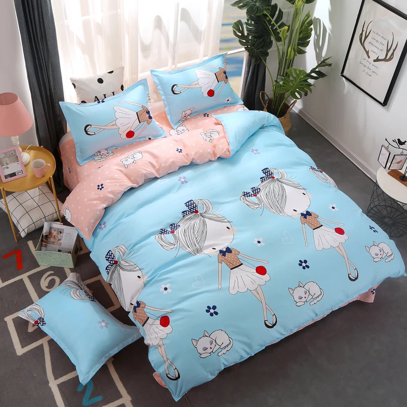 Детский комплект постельного белья из 2/4 предметов 140x200 x см|king queen size|bedding twinduvet cover