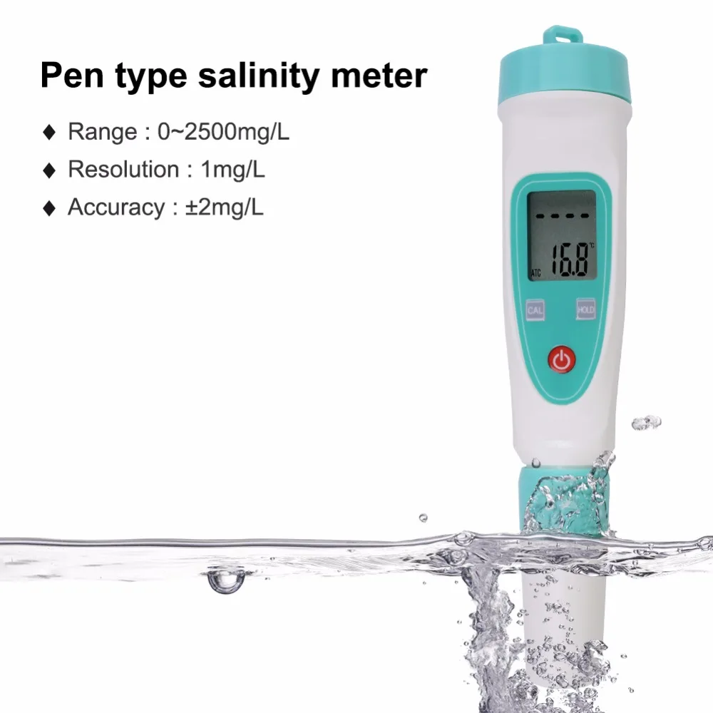 Outils de diagnostic de test et de mesure Numérique PPM Salinity mètre for piscine deau salée de sel alimentaire Salty Brine mètre Hydromètre Aquarium testeur pour adultes