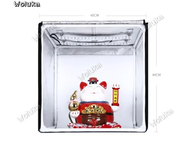 

LED Studio shooting Small set mini photo softbox simple photo lighting box prop 40cm CD50 T03