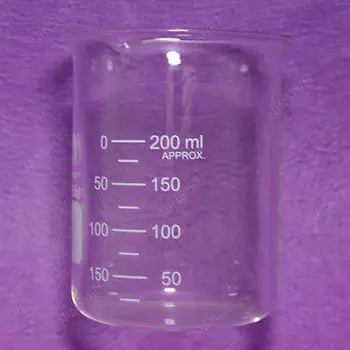 

250mL Glass Beaker,Low Form,Lab Beaker with Spout Mouth,Lab Glassware