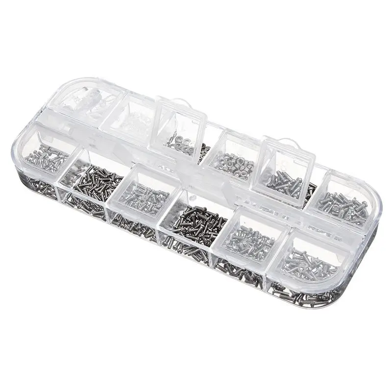 

1100x Mini Glasses Sunglass Watch Spectacles Screws Nuts Screwdriver Repair Kit