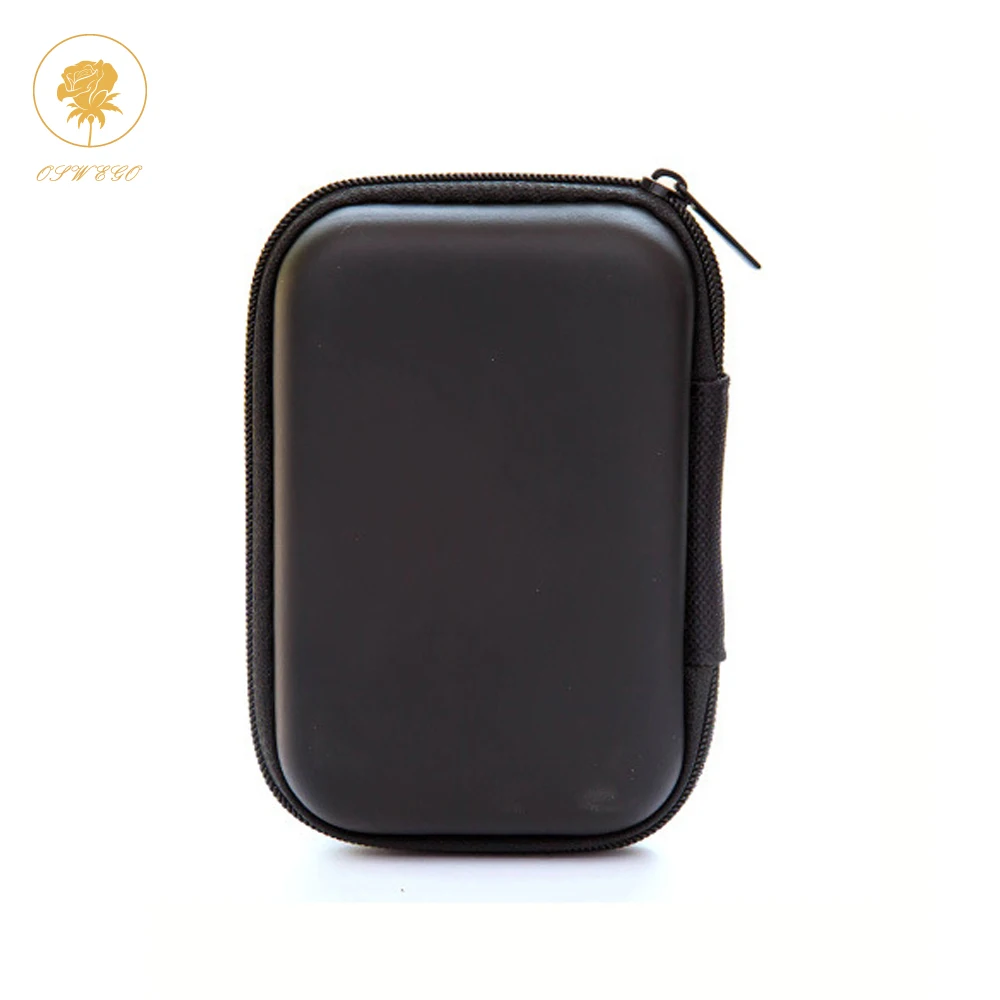 

OSWEGO Colorful Zipper EVA Headset Coin Finger Spinner Box Portable Compact Coin Cases Storage Bank Money Holder Organizer Box