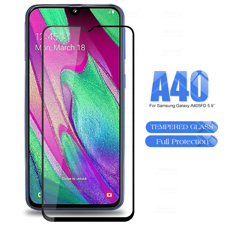 A405 Защитное стекло для экрана из закаленного стекла для samsung Galaxy A40 SM-A405F/DS 6,4 'Galaxy YA40 A 40 40A защитный чехол-пленка