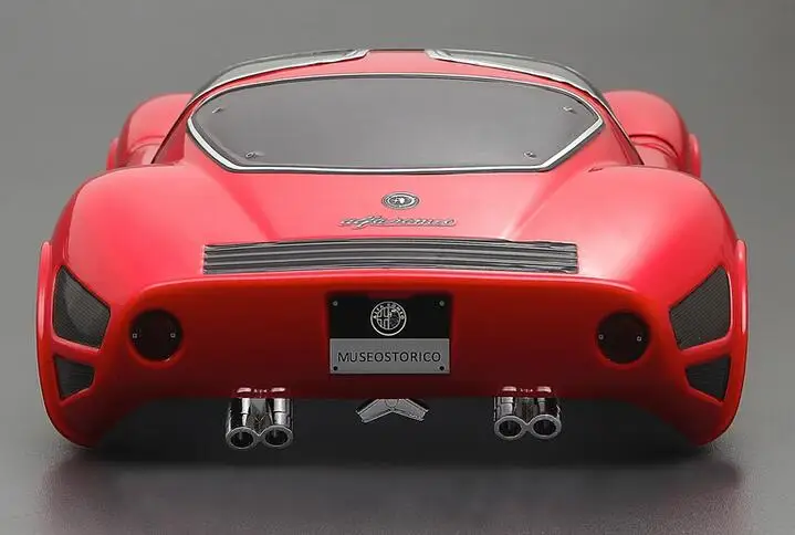 Alfa Romeo Tipo33 RTR красный корпус для 1/10 rc весы Onroad Racing Drift Электрический Плоский автомобиль YOKOMO Kyosho HPI Tamiya HSP REDCAT