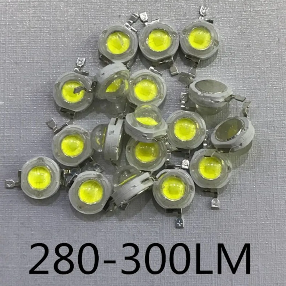 

10PCS-1000PCS>> LED cob real 3W 50mli chip 280LM 700MA High Power LED lamp Beads white warm 3w LED lights for Blubs Spotlight