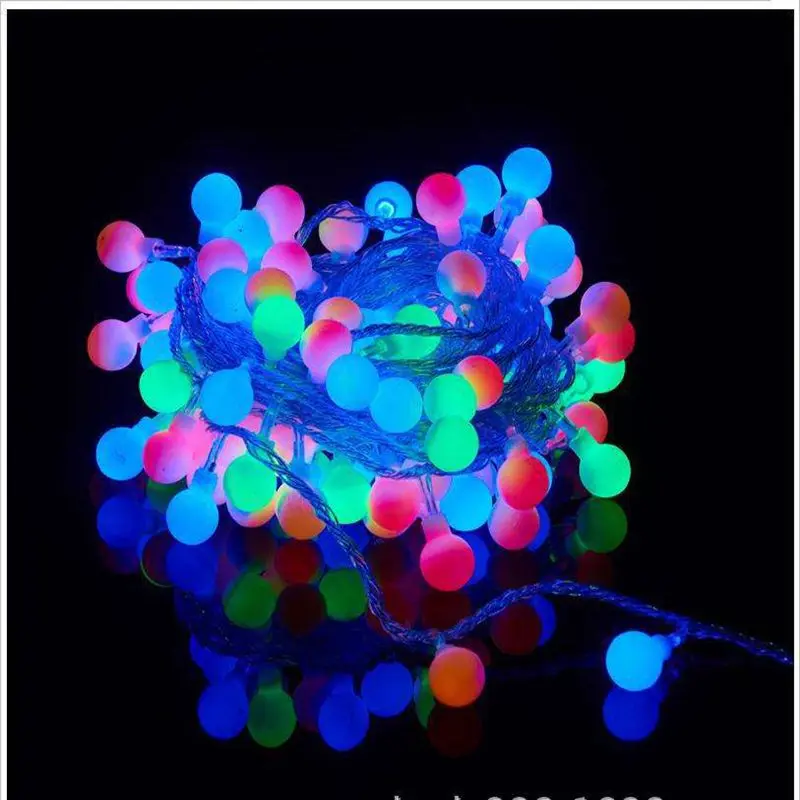 IKVVT 4M 40 LED Fairy String Lights Ball For Home Garden Outdoor Wedding Party Christmas Flashing Lighting Battery Operated
