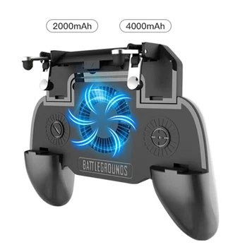 

PUGB Mobile Game Controller L1R1 Shooter Gamepad Free Fire PUBG Mobile Joystick For iPhone Android Cooling Fan Cooler Power Bank