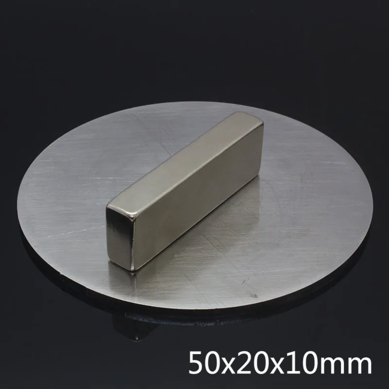 

1pc N35 50 x 20 x 10mm Block Powerful Neodymium Magnet Super Strong Rare Earth Permanet Magnet magnetic magnets 50*20*10