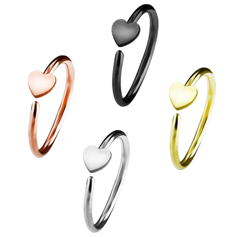 1 шт Сексуальная поддельная перегородка из медицинского титана для носа кольцо Кликер кольцо для носа кольцо для женщин BCR Ушной Хрящ Пирсинг ювелирные изделия