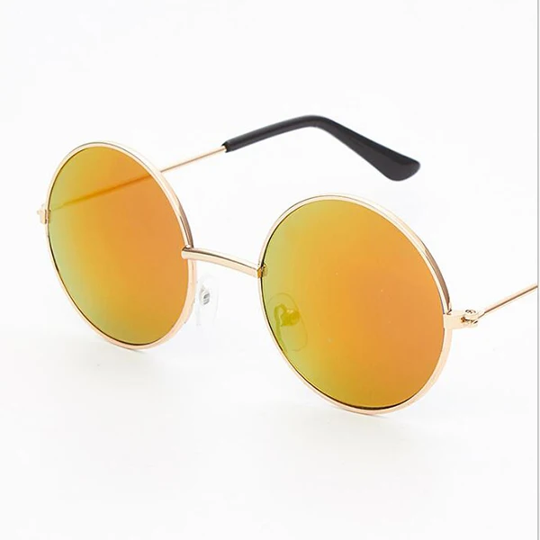 Glitztxunk черные круглые винтажные детские солнцезащитные очки для девочек и мальчиков детские солнцезащитные очки UV400 спортивные очки для вождения на открытом воздухе - Цвет линз: 7