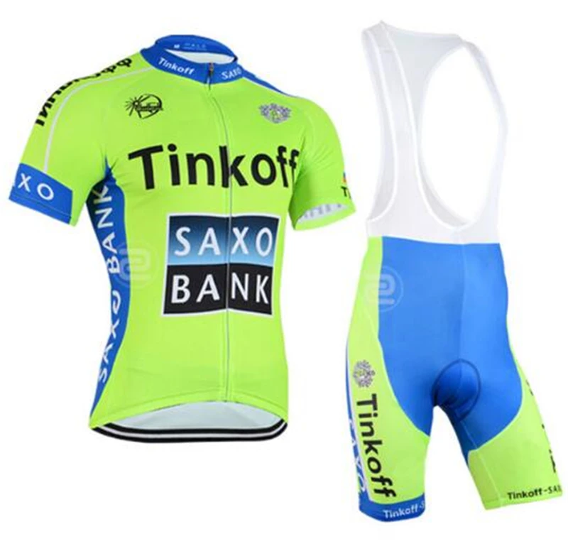 SaxoBank تينكوف قصيرة الأكمام الدراجات جيرسي مايوه Ciclismo الدراجات الملابس روبا ciclismo الملابس الرياضية