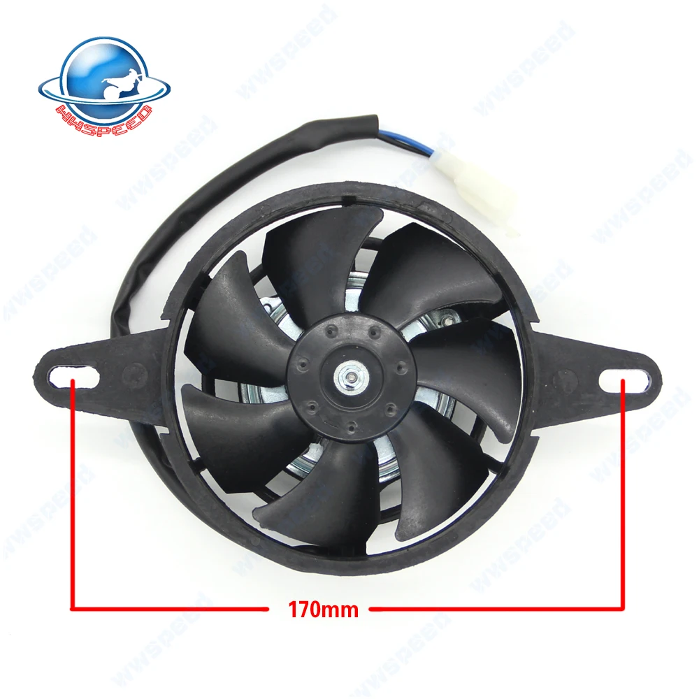12V Oil Water Cooler Electric Radiator Cooling Fan For 200 250cc ATV Quad GoKart