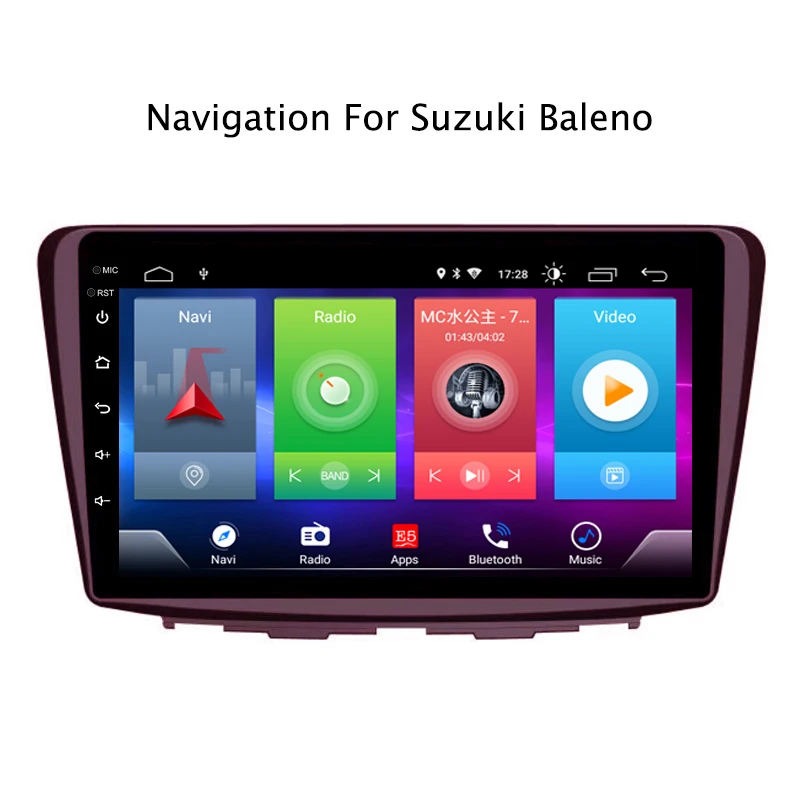 

Car Android 8.1 Multimedia Player for Suzuki Baleno 2015-2018 GPS Navigation Device USB bluetooth steering wheel control support