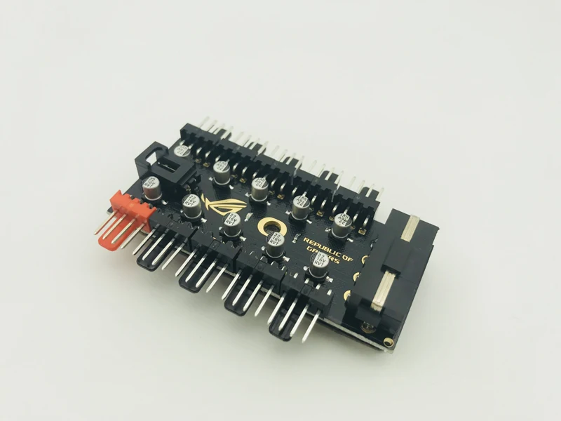 Newest PC 1 to 10 4Pin Molex Cooler Cooling Fan Hub Splitter Cable PWM 12V Led Power Supply Adapter For BTC Bitcoin Miner Mining