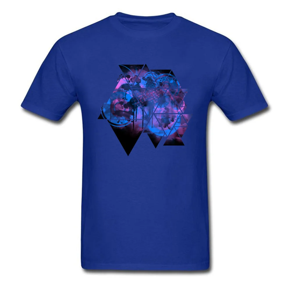 Abstract Angles O Neck T Shirt ostern Day T Shirt Short Sleeve Designer All Cotton Design Tees 3D Printed Young Abstract Angles blue