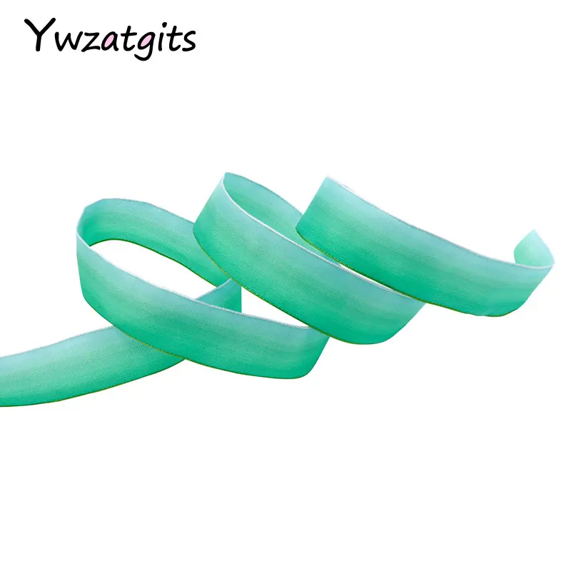 Ywzatgits разноцветный вариант 23 мм ручной работы материал полиэстер атласная лента DIY шитье и бант для волос аксессуары YP0706