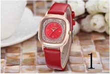 2015 nuevos hombres de costosos relojes de cuarzo, moda ocio de los hombres de negocios, correa de cuero reloj deportivo de la marca, el regalo de Un hombre