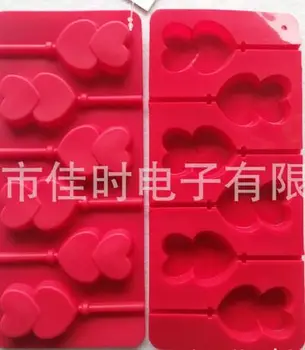 

Wholesale ,6 hole lollipop Silicone mold mould,chocolate mold ice cube tray, free shipping