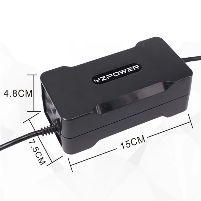YZPOWER CE ROHS 54.6V 4A Smart Lithium Battery Charger 48V For Lipo Li-ion Electric Bike Power Tool With Cooling Fan YZPOWER CE ROHS 54.6V 4A Smart Lithium Battery Charger 48V For Lipo Li-ion Electric Bike Power Tool With Cooling Fan