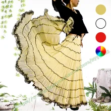 Летние большие размеры 6XL 5XL богемные Желтые красные белые шифоновые Tull цыганский Бохо-стиль плиссированные плиссе женские макси длинные юбки женские