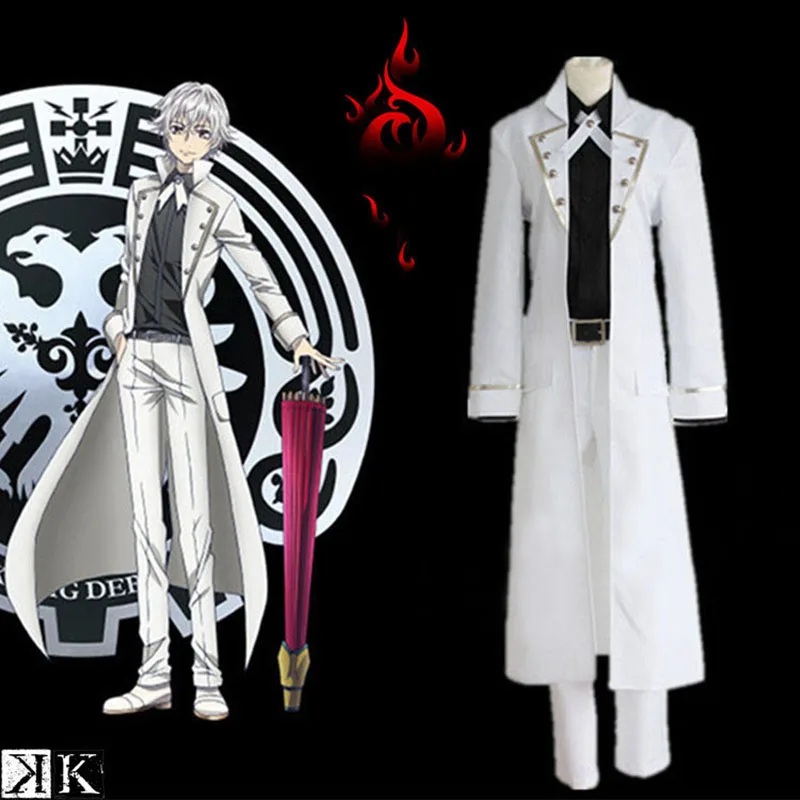 

K Project K RETURN OF KINGS Isana Yashiro Uniform Cosplay Costume Full Set ( Trench coat + Shirt + Pants + Belt + Bow tie )