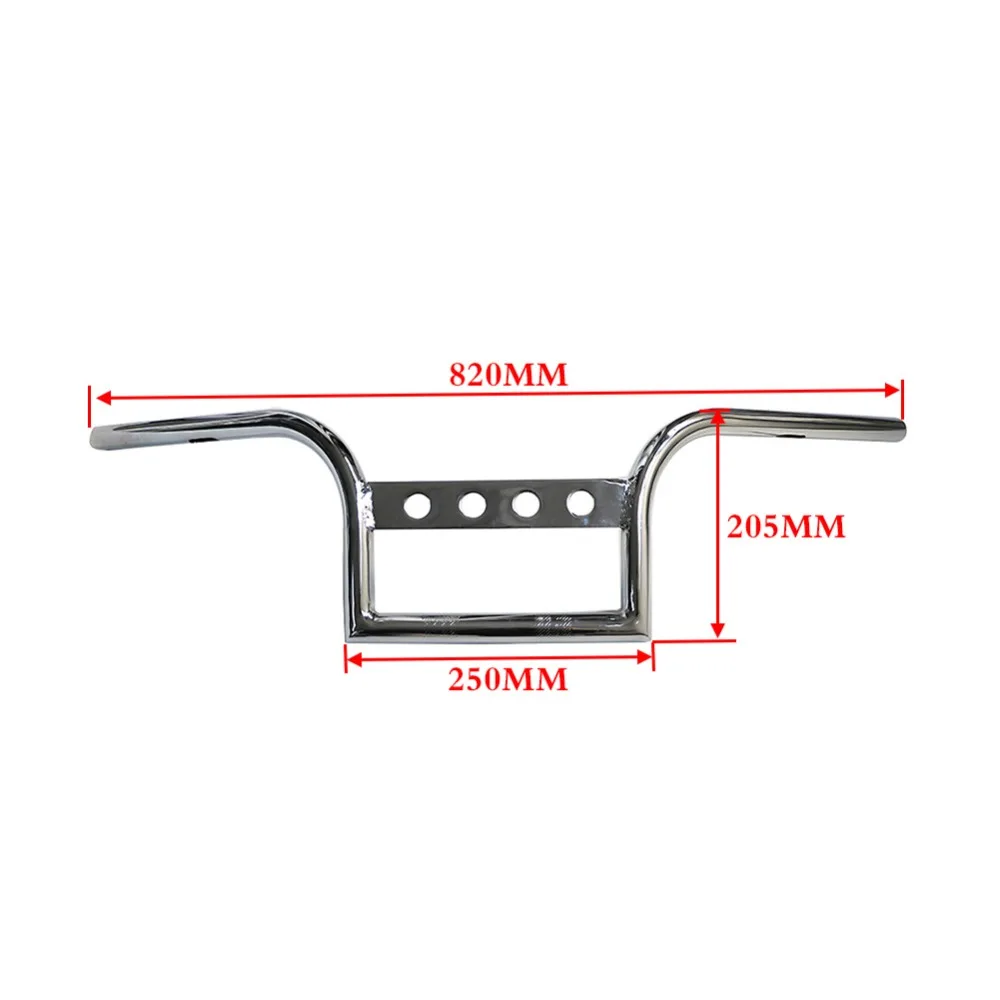 25 мм " мотоциклетный руль Z бар для Yamaha XS400 XS650 XS750 850 XS1100 XJ1100 XVS125 XVS250 XVS400 XVS500 XVS1100 XVZ XV