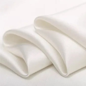 

Silk Satin Fabric 100% Mulberry Silk Off White Color19 mm to 40 mm 1 meters for sample testing