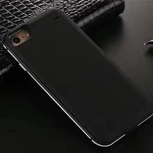 2017 Newest Metal frame External 4000 mah/5000mAh Battery Charger phone Cover For iPhone IP7/iPhone7 plus Backup Power Bank Case