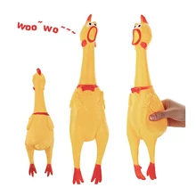 17 см игрушка домашних животных креативный крикричащий цыпленок Сжимаемый звук инструмент забавные гаджеты вентилируемый Пронзительный декомпрессионный